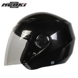 Nenki Open Face Helmet Motorbike Cruiser Chopper Touring Street Scooter Riding Clear Lens Shield